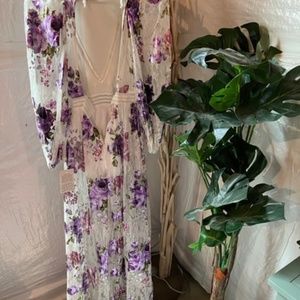 BNWT For Love & Lemons Maxi Dress